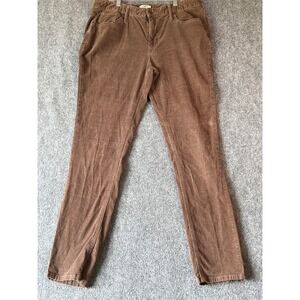 CATO Brown Corduroy Pants Women's Casual‎ Corduroy Pants